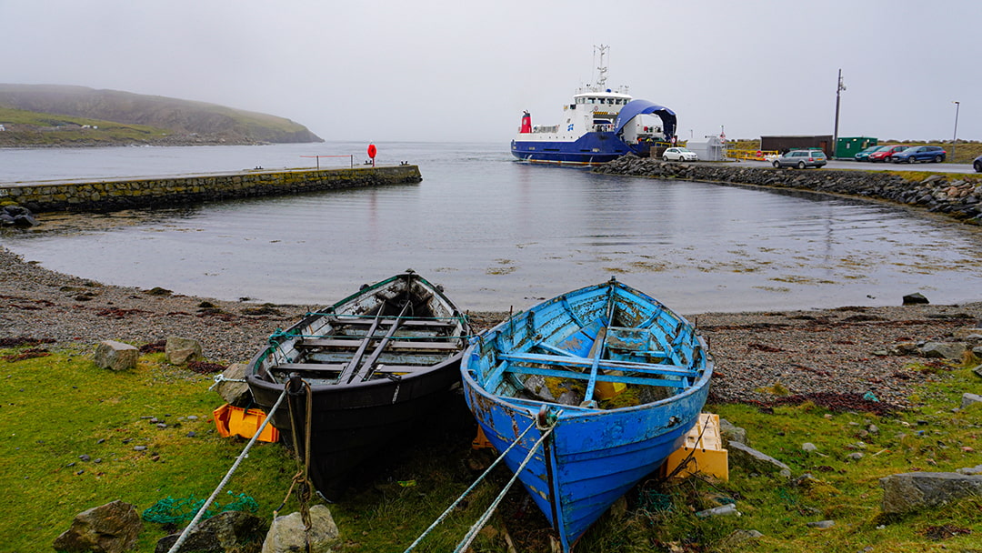 The inter-island ferry to Unst