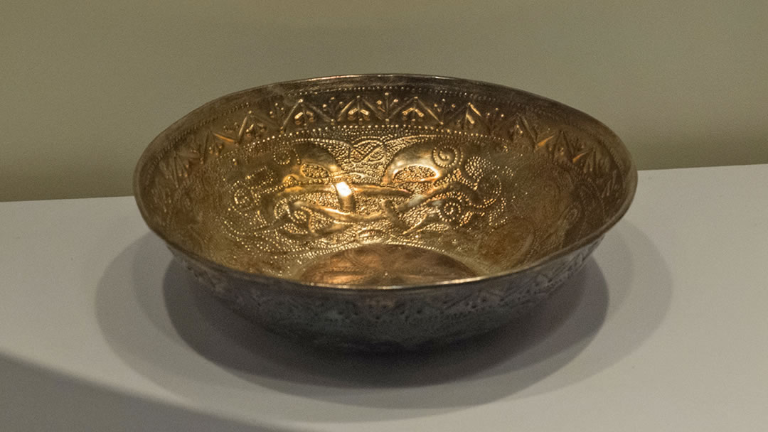 A Pictish bowl from the St Ninian's Isle treasure