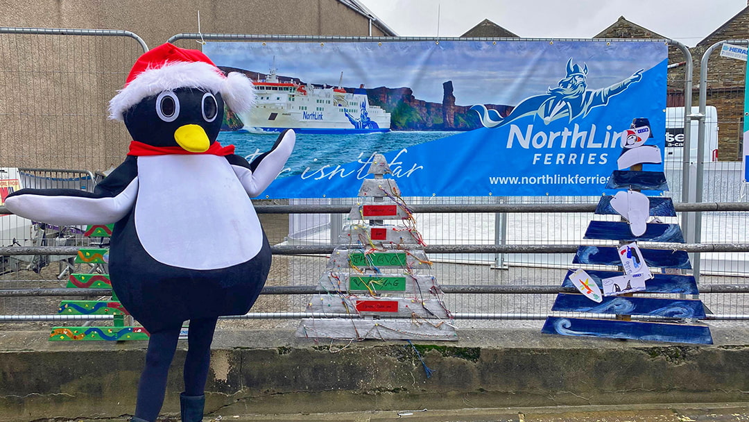 NorthLink Ferries as one of the sponsors for Kirkwall BID's 'Winter Wonderland Weekend'