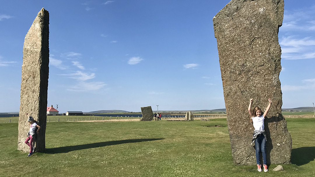 The McKelvies at the Stones of Stenness