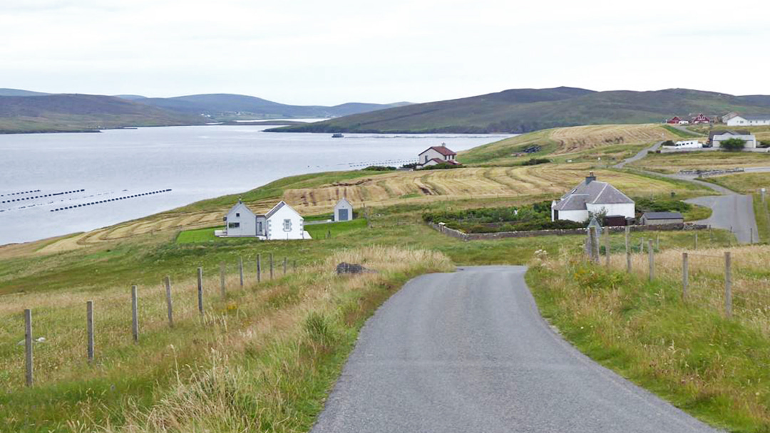 The beautiful scenery as seen from Muckle Roe