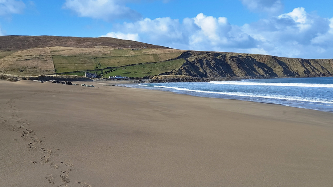 The lovely Norwick Beach in Unst, Shetland