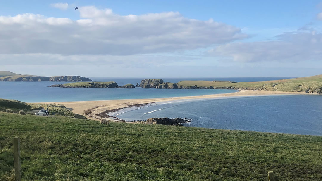 St Ninian's Isle in Shetland