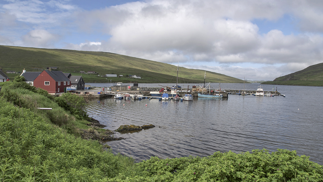 Waterfront village of Voe