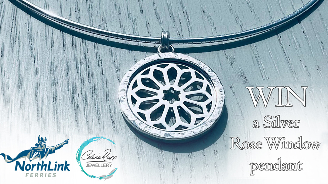 Win a Celina Rupp SIlver Rose Pendant competition