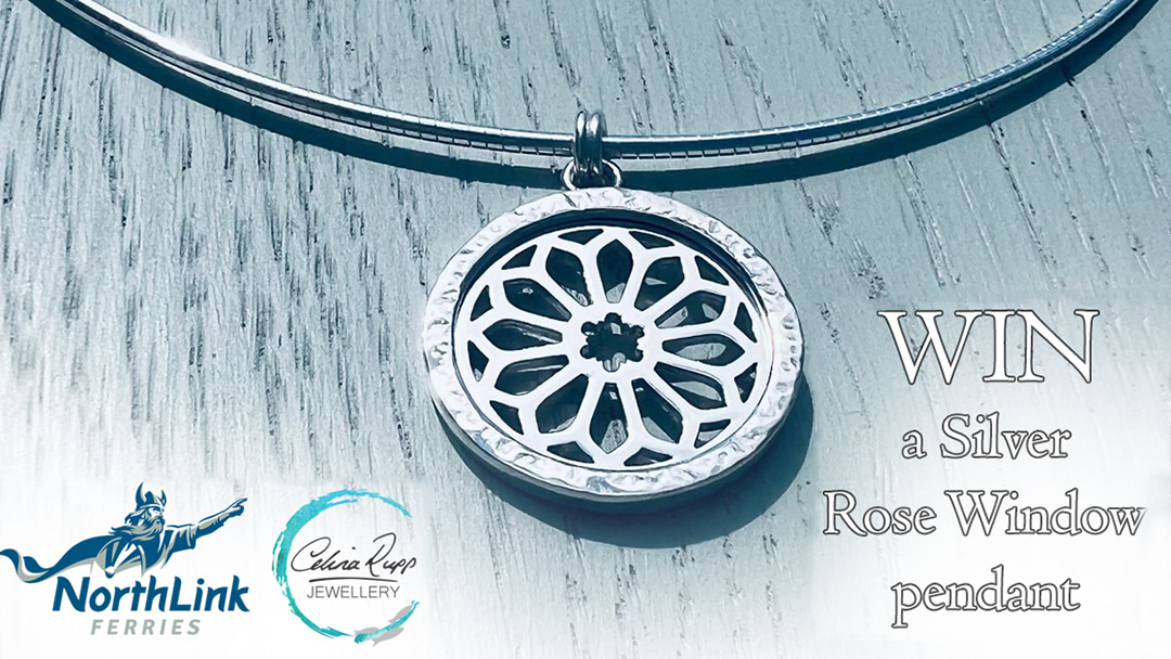 Win a Celina Rupp SIlver Rose Pendant competition