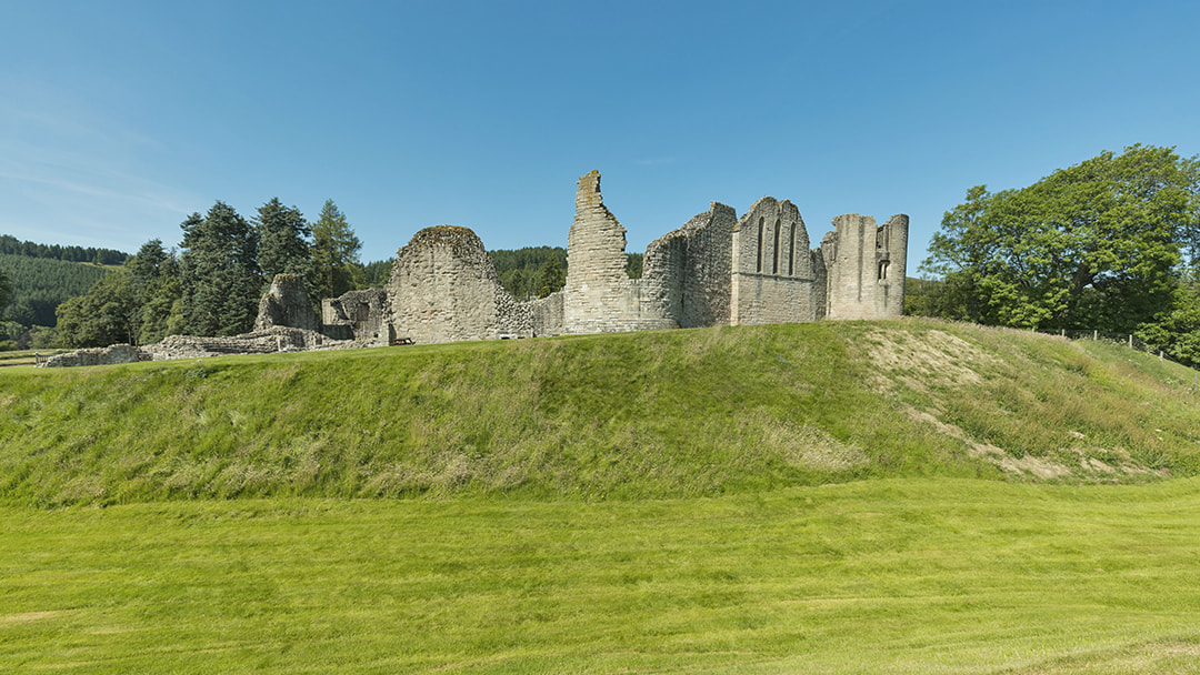 The ruins of Kildrummy Castle