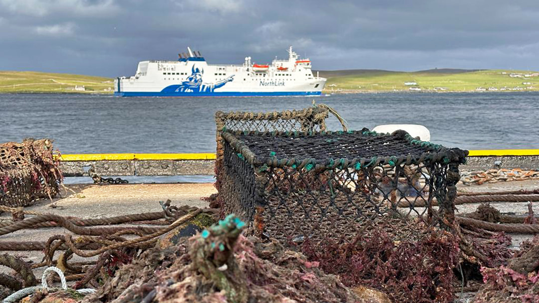 Ghost Fishing UK recovered 1500kg of fishing gear around the Shetland Isles