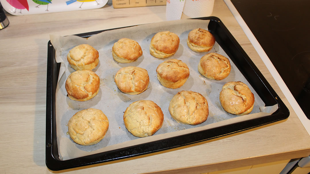 The baked Lemonade and Cream Scones