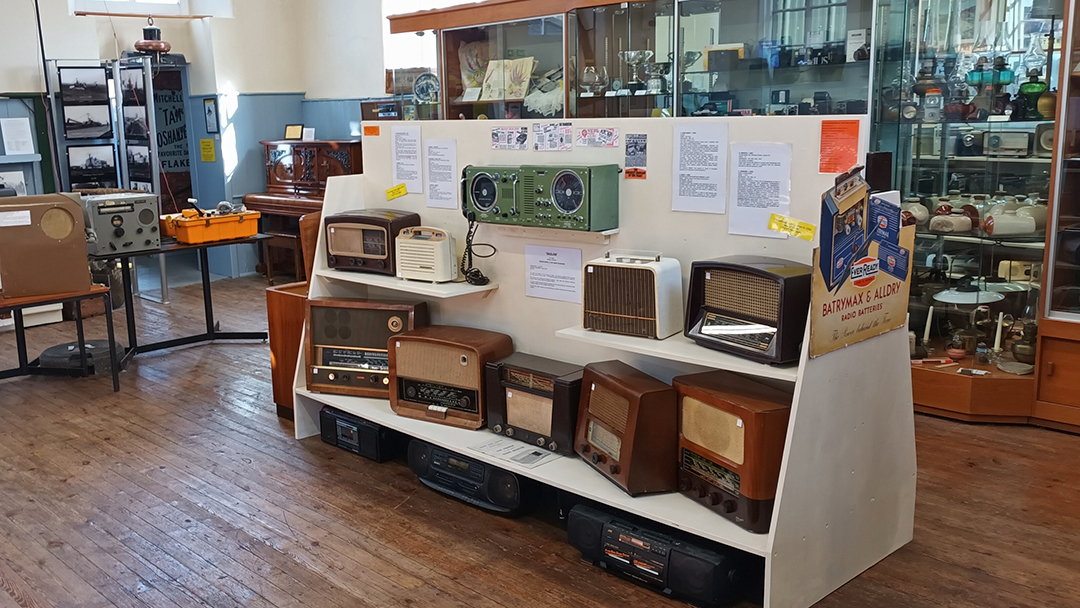 Displays inside the Halkirk Heritage and Vintage Motor Centre