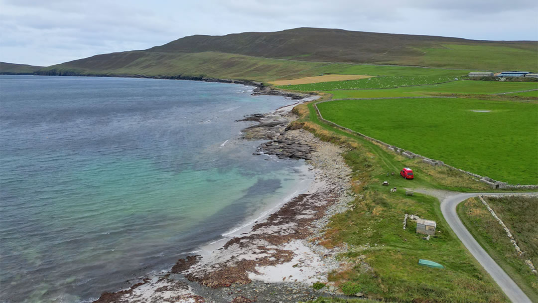 A stop at Saviskaill Bay on Rousay