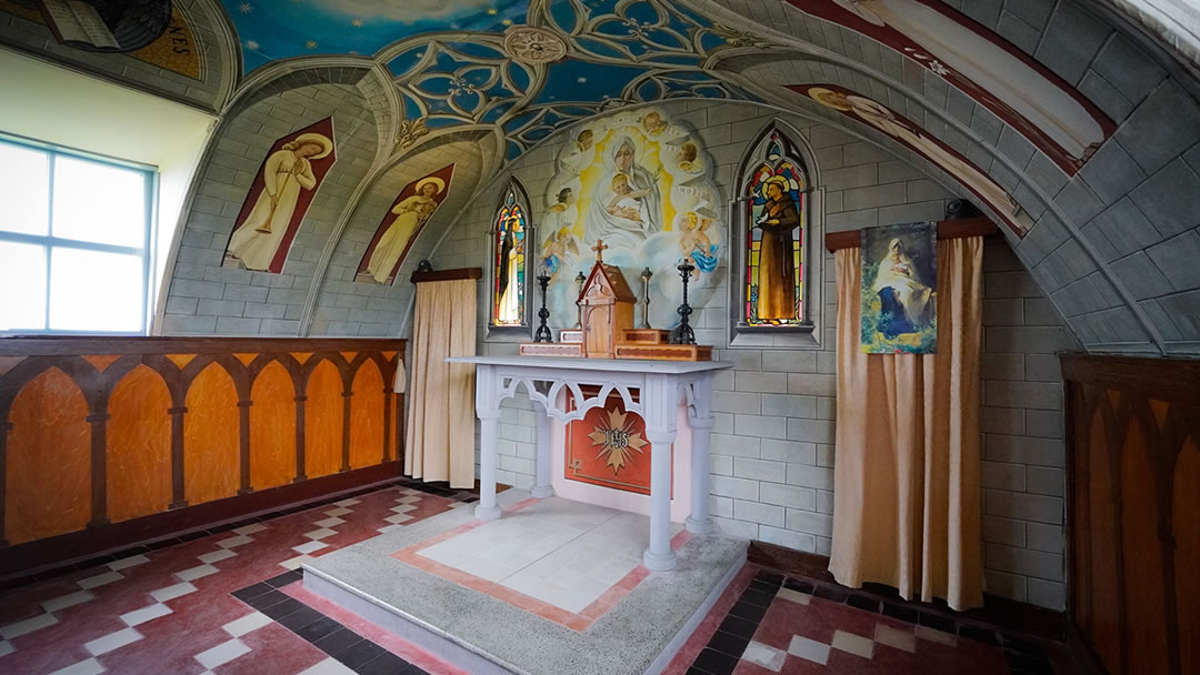 Inside the Italian Chapel