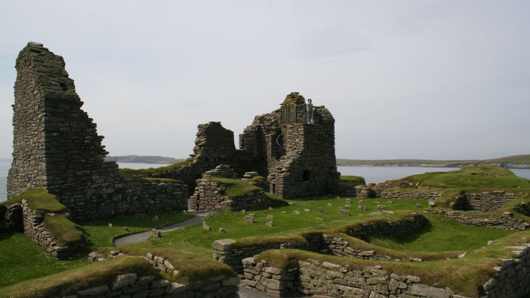 Jarlshof in the Shetland islands