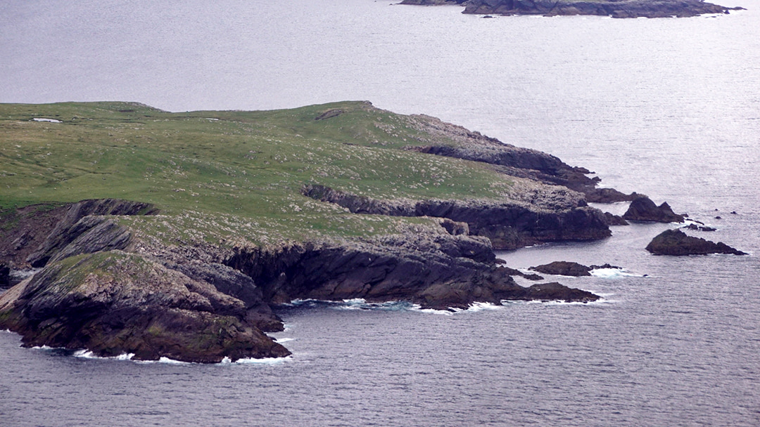 Kettla Ness is connected to the mainland by a tombolo photo