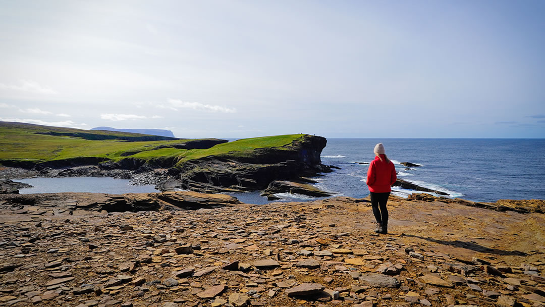 Ruth visits the impressive Yesnaby cliffs in Orkney