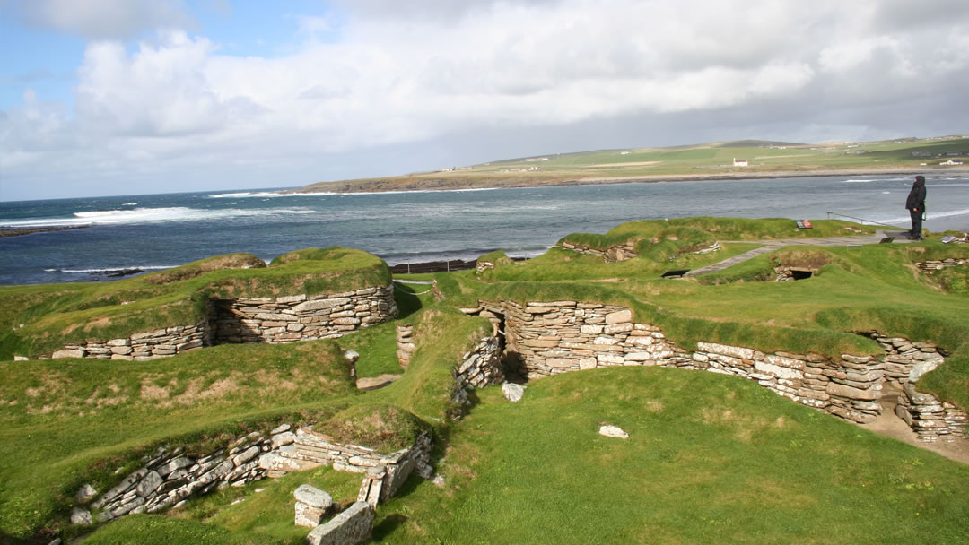 Skara Brae in autumn