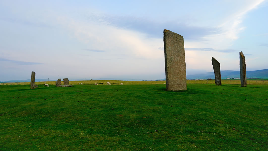 The Standing Stones of Stenness in Orkney