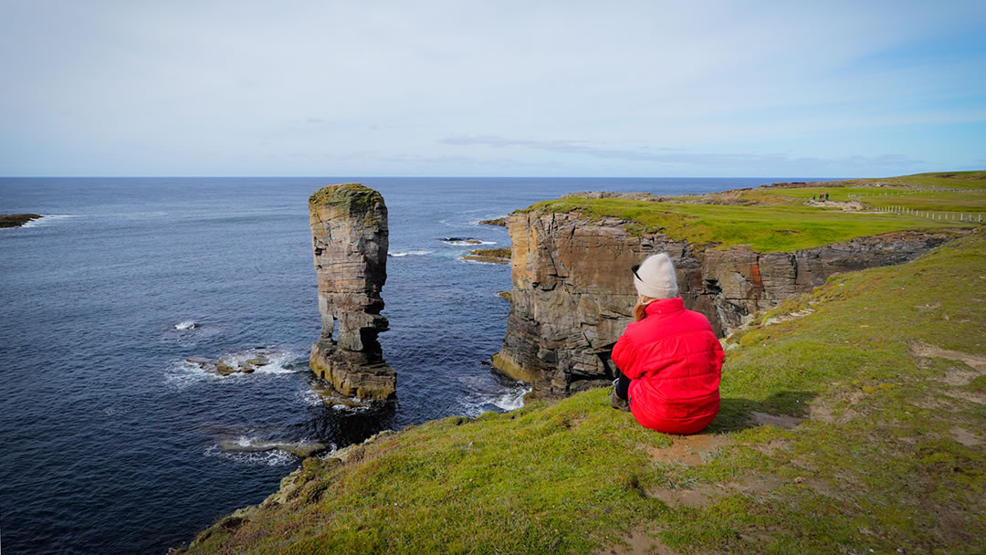 The Yesnaby Castle is a sea-stack - not a turret or dungeon in sight!