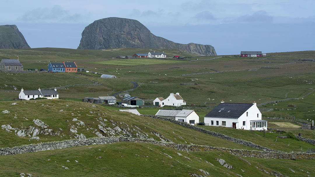 The landscape of Fair Isle