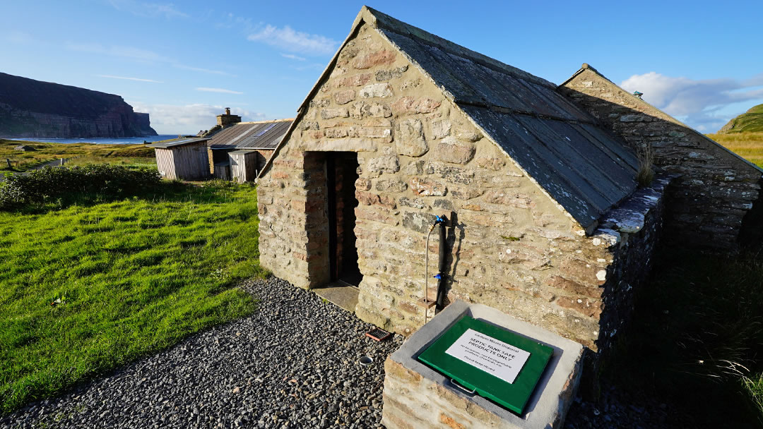 The public toilets at Rackwick in Hoy