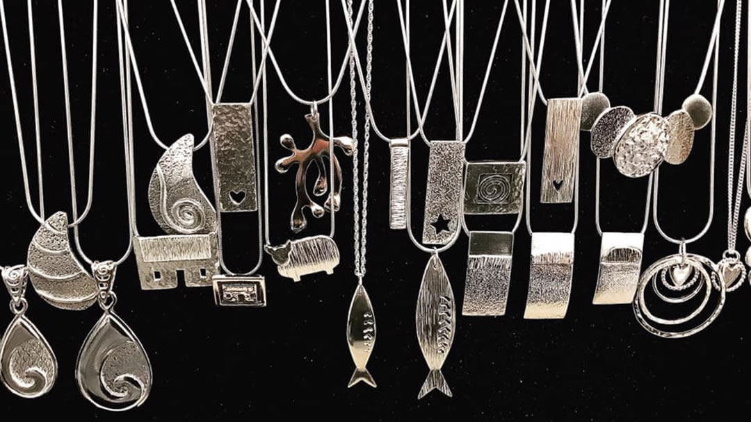A range of pendants from Yala Jewellery Shetland