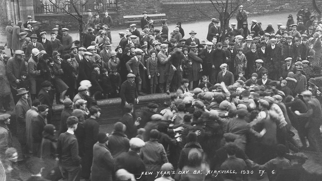 The New Years Day Ba' in 1930