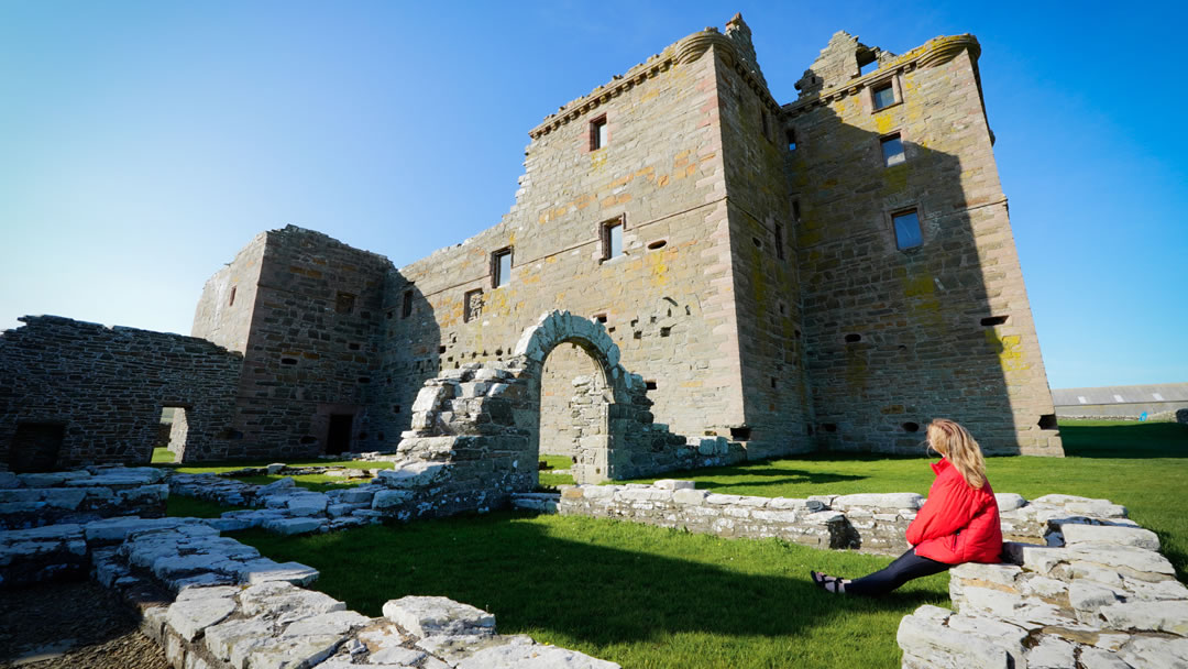 Ruth visits Noltland Castle