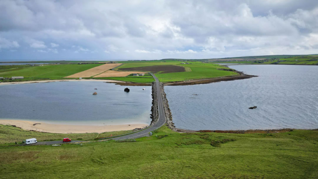 The Churchill Barriers in Orkney
