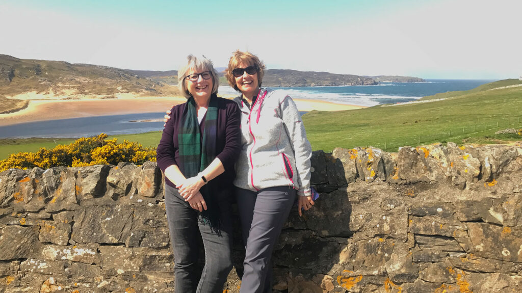 Angela and Isobel of Above and Beyond Tours