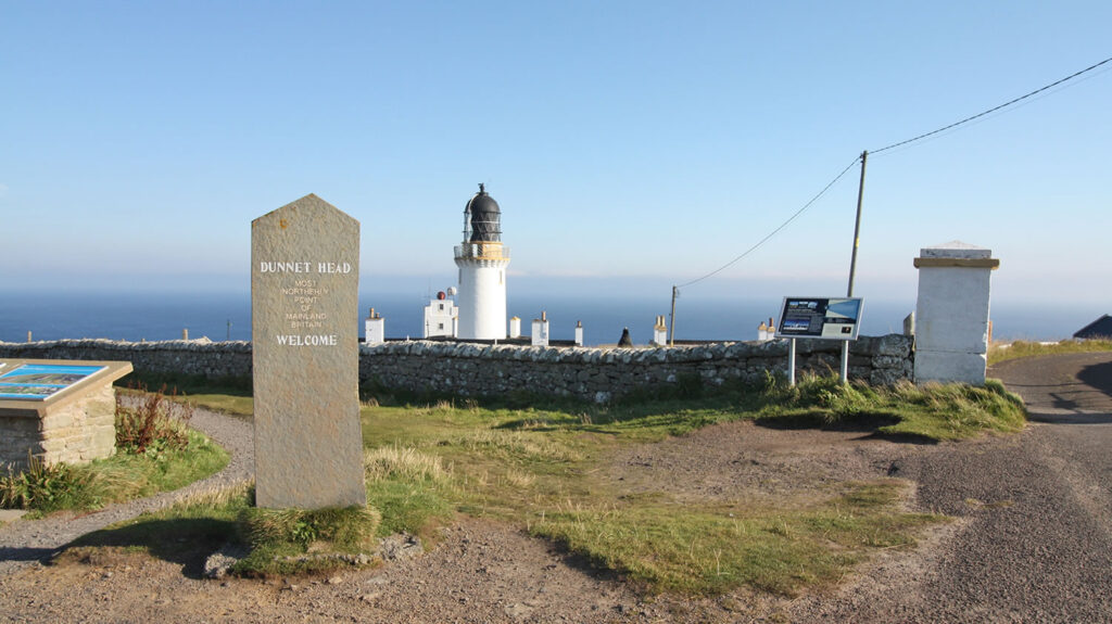 Dunnet Head Lighthouse in Caithness
