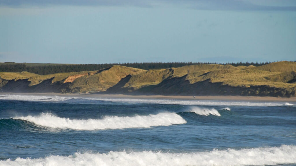 Dunnet beach and forest in Caithness