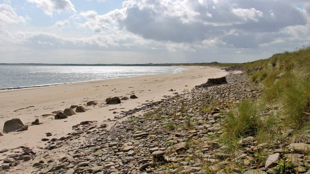 Keiss Beach is a beautiful beach in Caithness