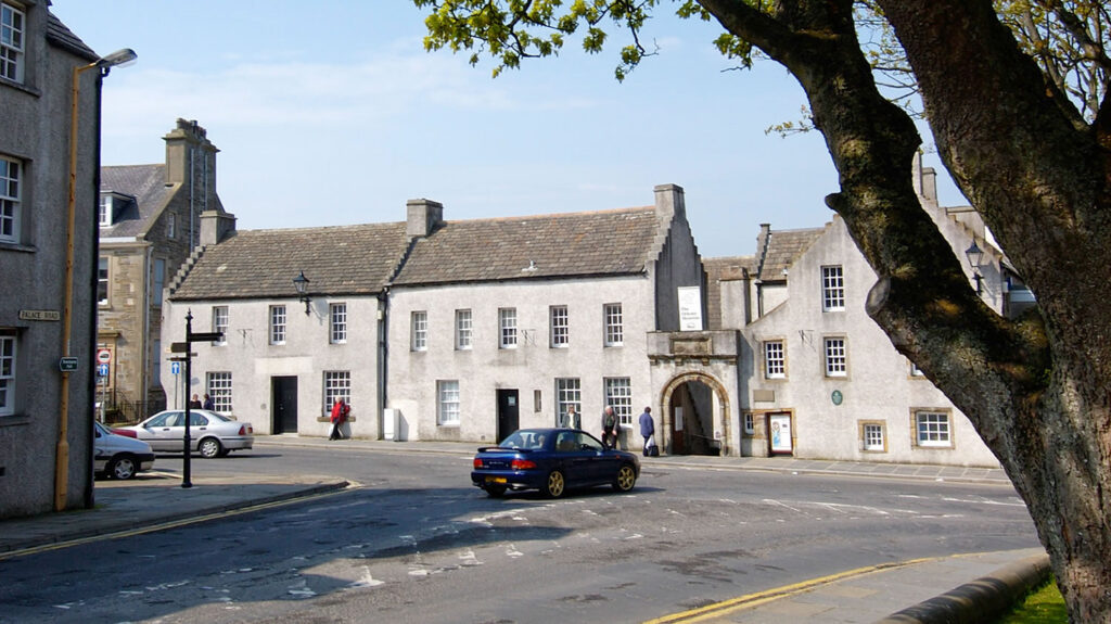 The Orkney Museum is inside Tankerness House in Kirkwall