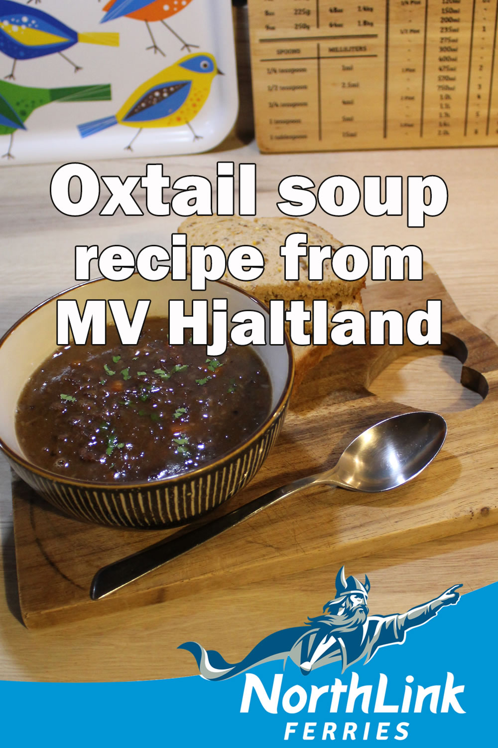 Oxtail soup recipe from MV Hjaltland