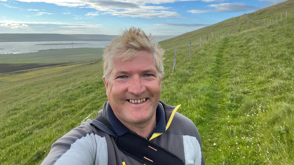 Robin McKelvie in Orkney