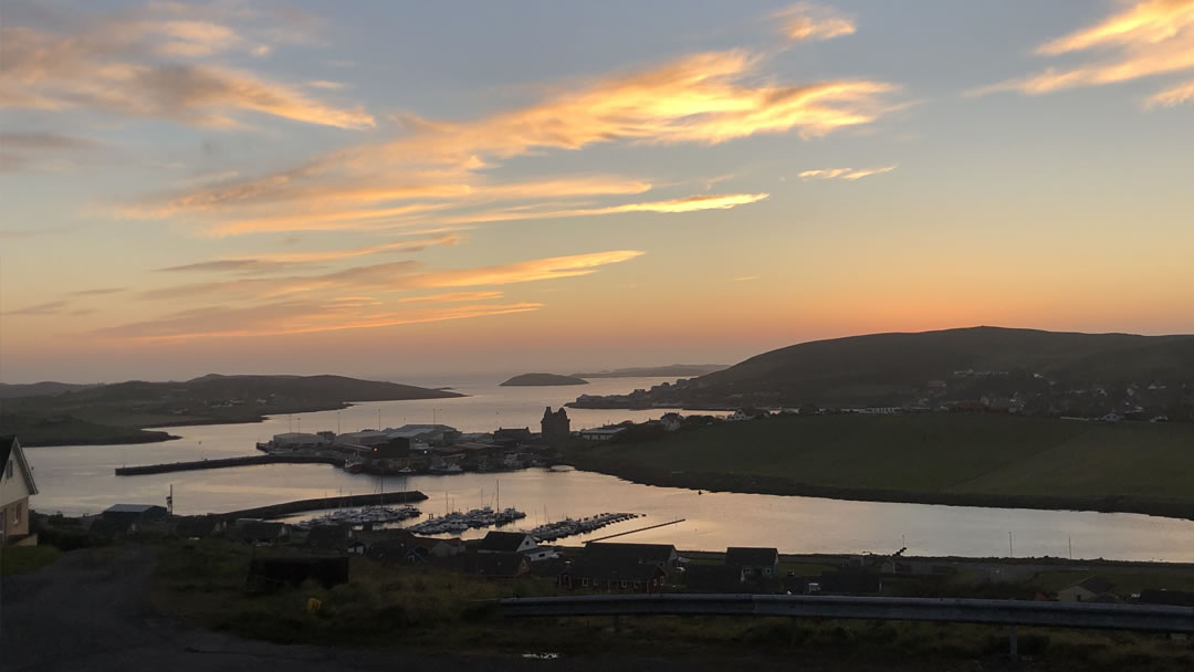 Scalloway sunset