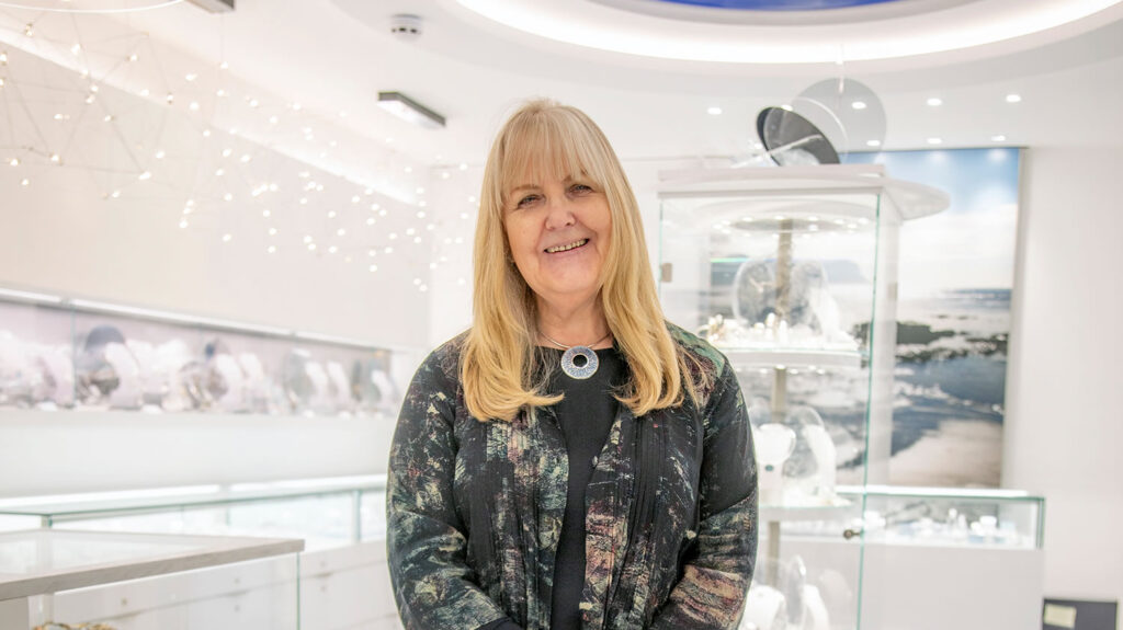 Sheila in her St Andrews Gallery