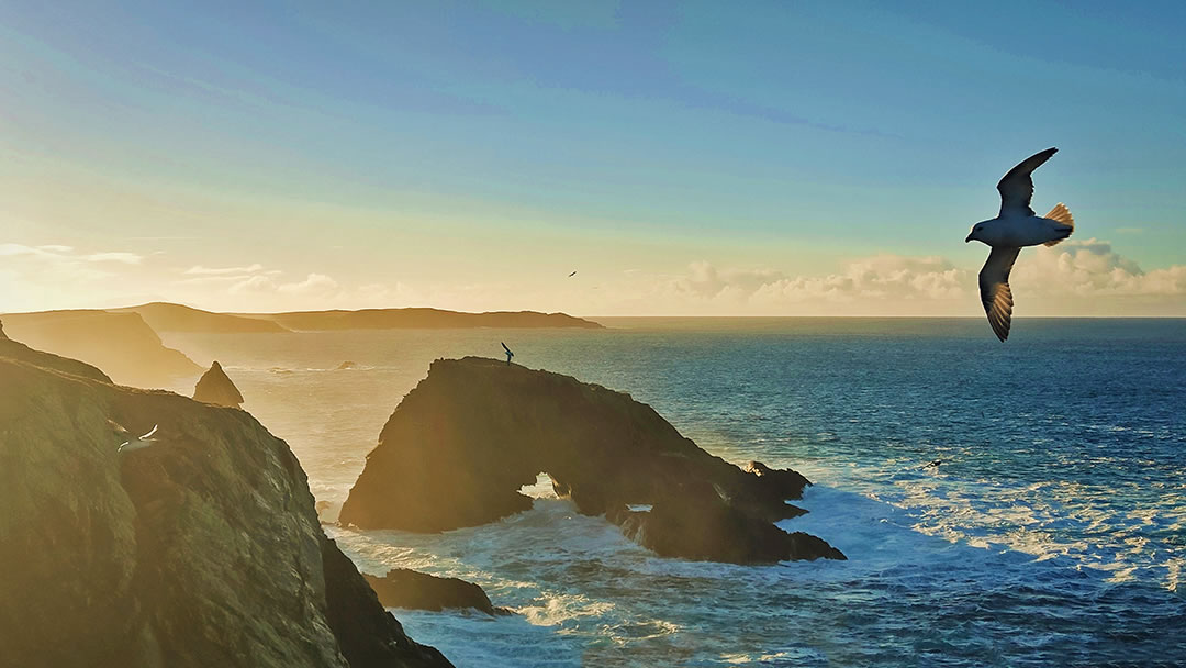 Shetland's coastline is shaped by the power of the sea