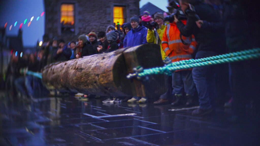 The 2018 Stromness Yule Log