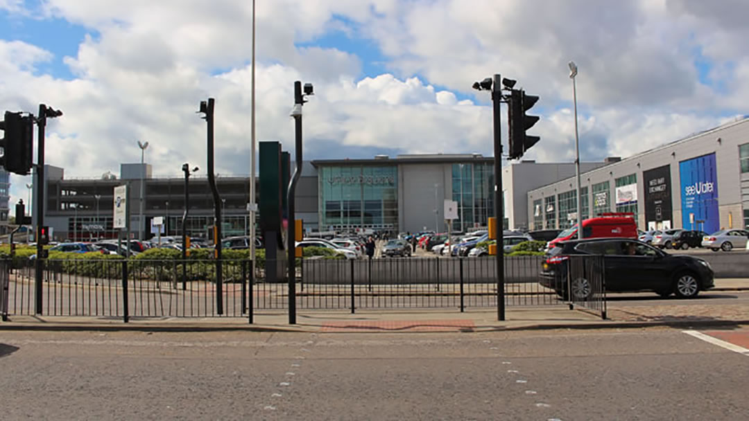 Union Square Car Park in Aberdeen City Centre