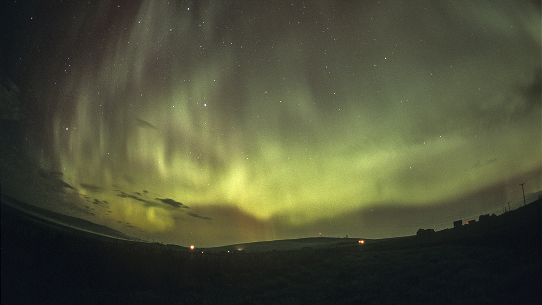 Viewing the Northern Lights in Shetland