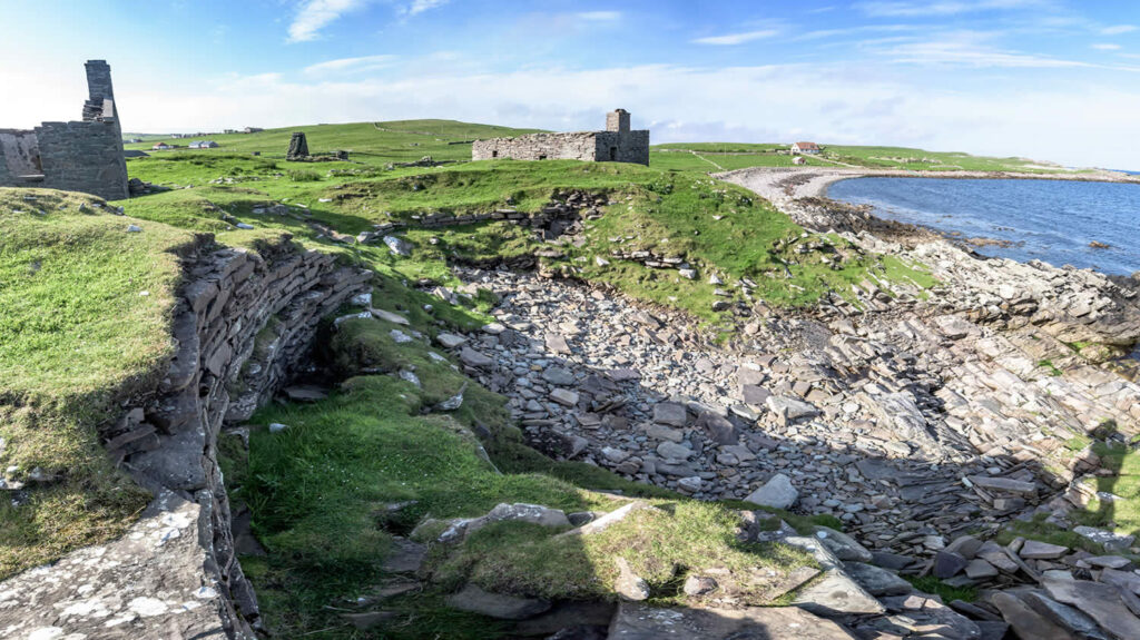 Virkie in the South Mainland of Shetland