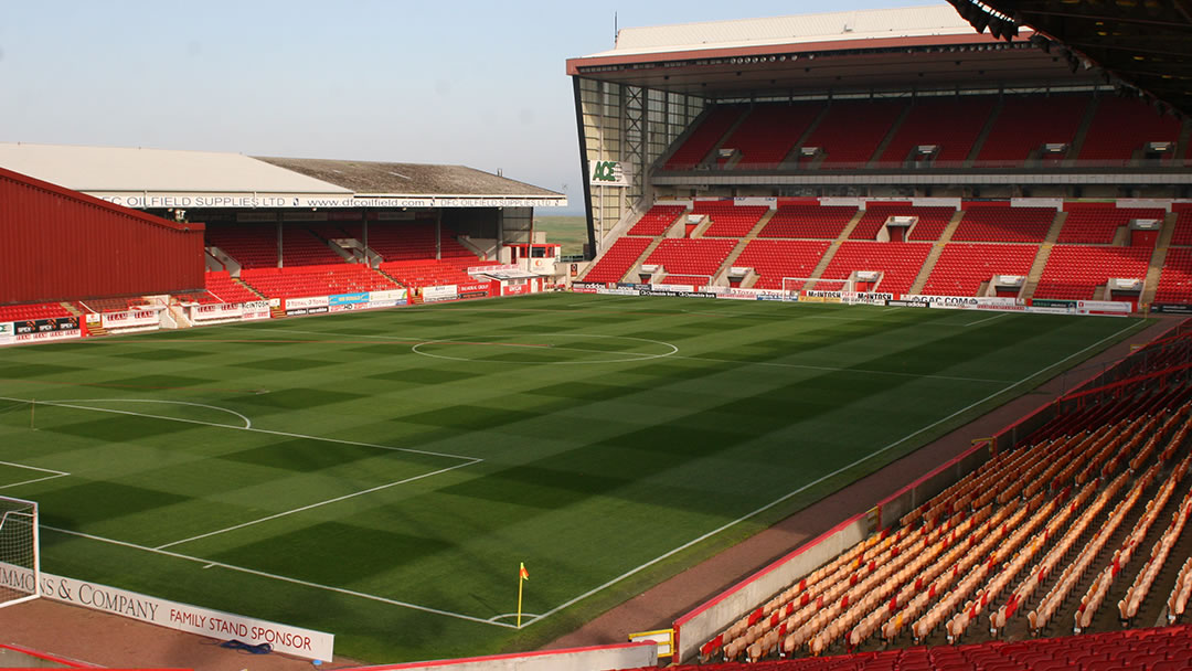 Pittodrie Stadium - home of Aberdeen Football Club