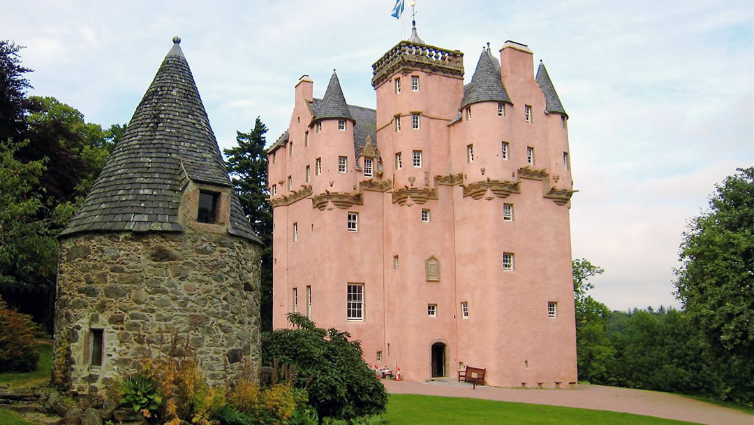 Craigievar Castle near Alford in Aberdeenshire