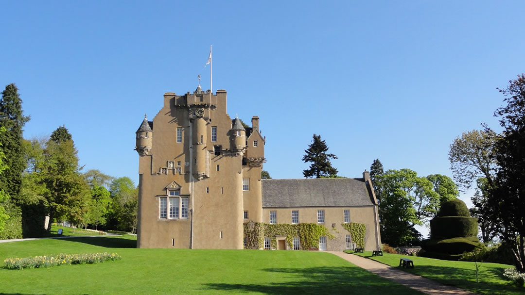 Crathes Castle near Banchory in Aberdeenshire