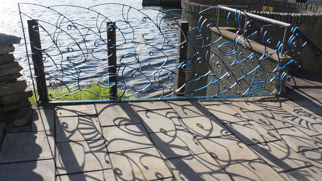 Fish fence on the New Street road, Scalloway