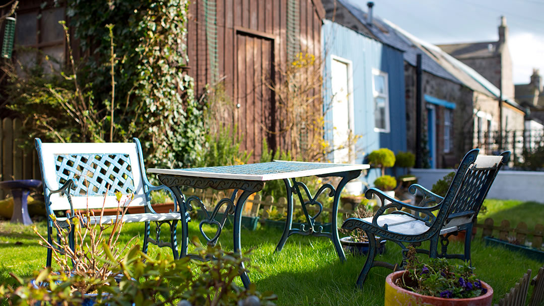 Fittie is a charming little settlement at Aberdeen Harbour