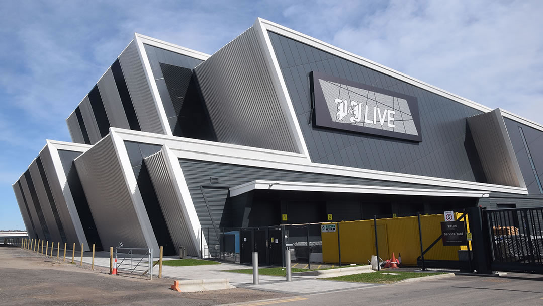 The P&J Live Arena in Aberdeen