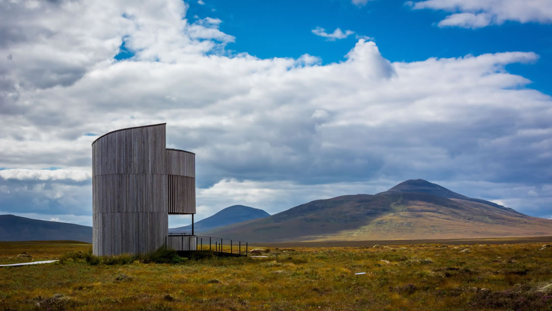RSPB Tower at the Forsinard Nature Reserve