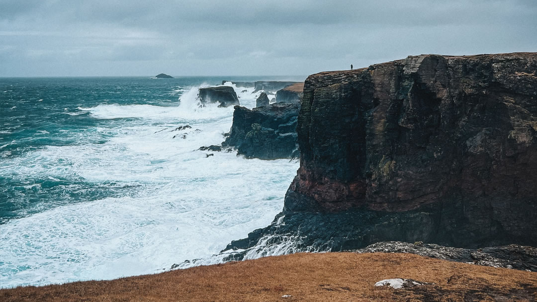 Spectacular cliffs at Eshaness